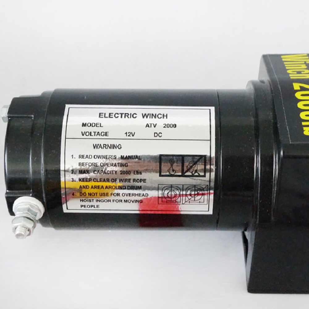 Tời Cứu Hộ Ô Tô ABG 12V 2000 LBS - Hộp Số 4 Cấp, Độ Bền Cao, Tời Ắc Quy Tuyệt Đối An Toàn Khi Sử Dụng, Thiết Kế Chuyên Dụng - Hàng Chính Hãng