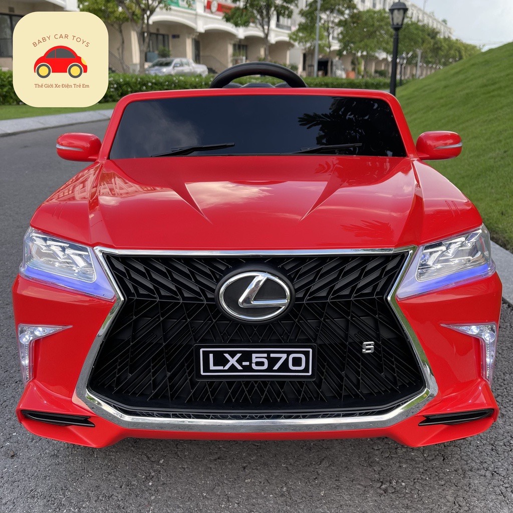 Ô tô xe điện điều khiển tự lái LEXUS 570 2 chỗ 4 động cơ đồ chơi cho bé