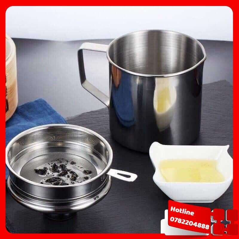 Ca Lọc Dầu Inox 304 Không Thấm Lọc DầU CựC Trong - Loại Tốt