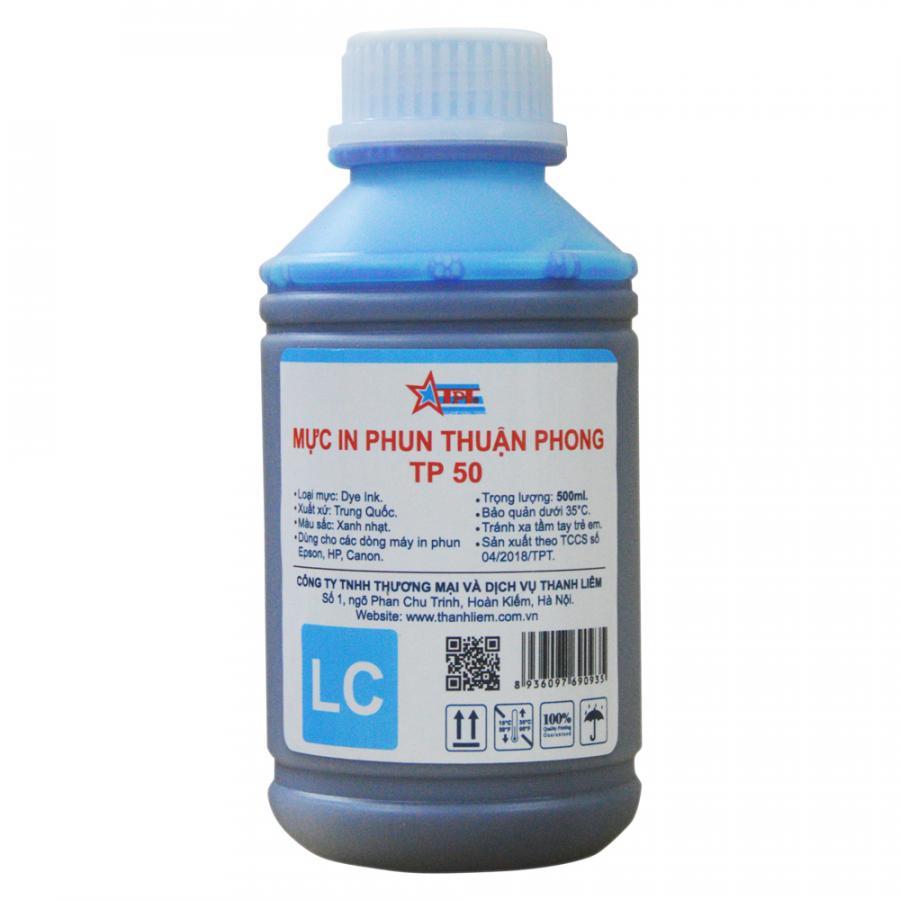 Bộ 6 Màu Mực in phun Thuận Phong TP50 dùng cho tất cả các dòng máy in phun Epson, HP, Canon - Hàng Chính Hãng