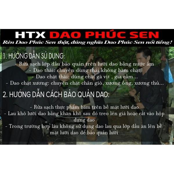 Dao Phúc Sen Dao Lọc Thái 01 Cán Cẩm Chỉ