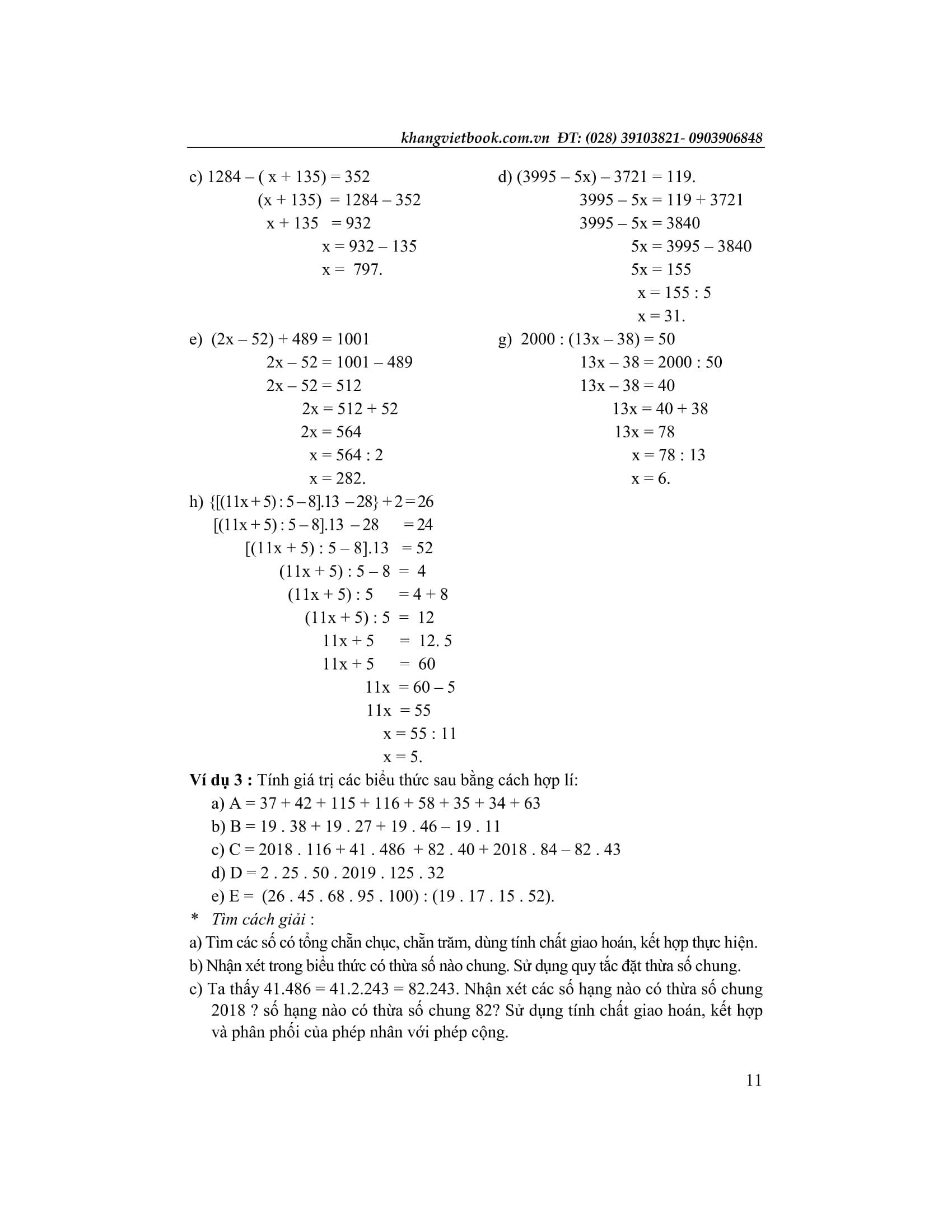 Phát Triển Tư Duy Sáng Tạo Giải Toán 6 - Tập 1
