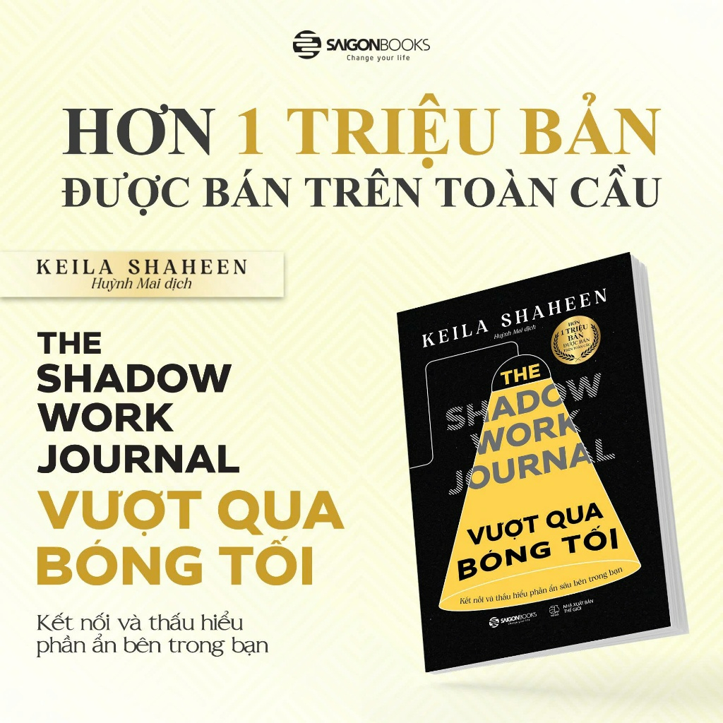 Sách - Vượt Qua Bóng Tối - The Shadow Work Journal - Keila Shaheen
