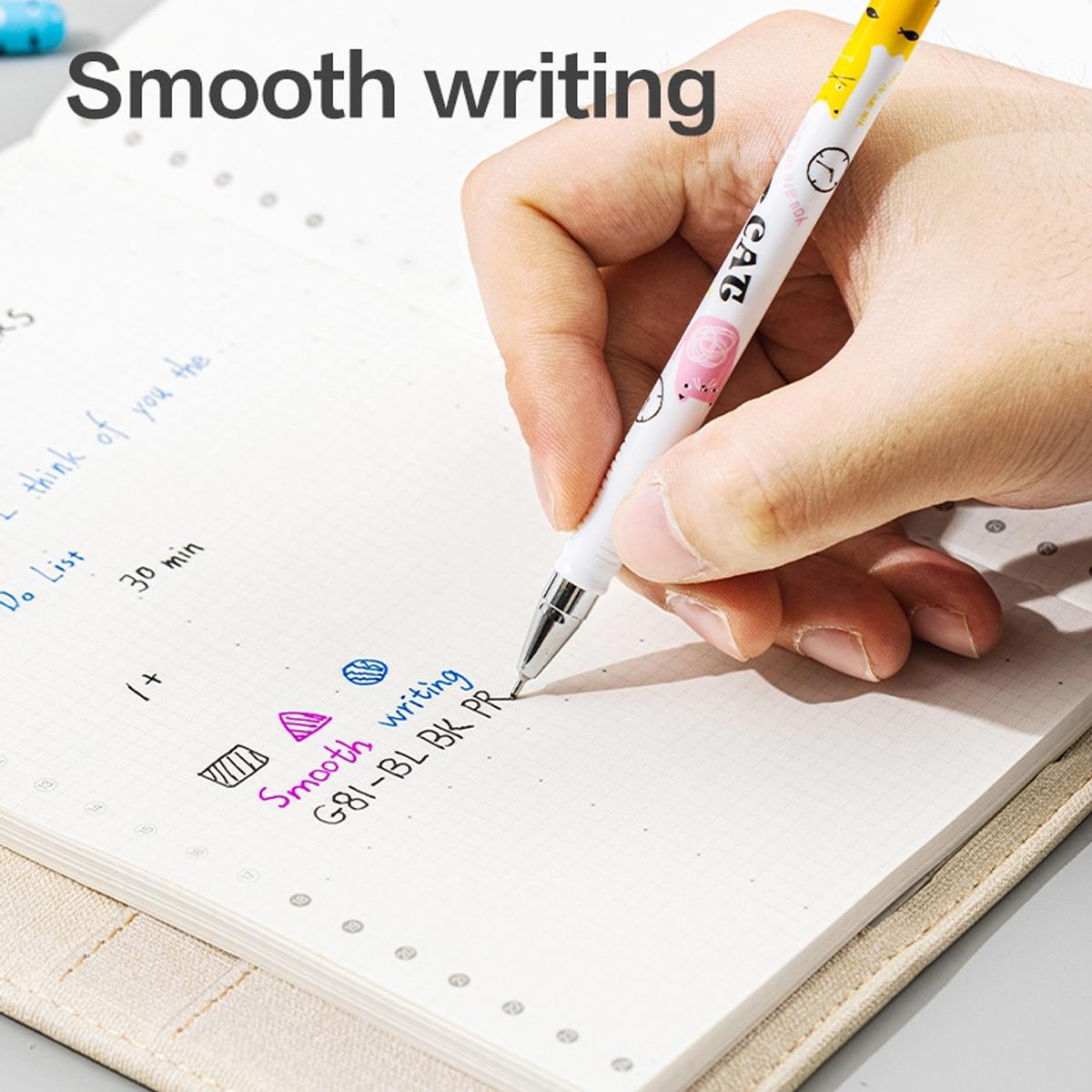 Bút Gel 0.5 mm - Deli EG81-BK - Mực Đen