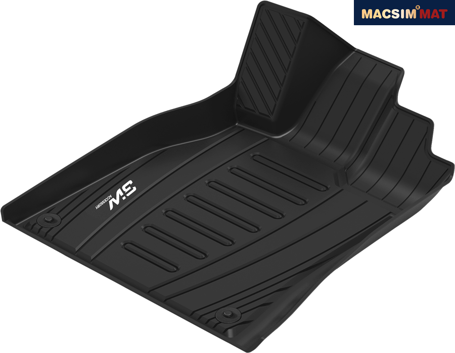 Thảm lót sàn xe ô tô Audi Q5,2009-2017Nhãn hiệu Macsim 3W chất liệu nhựa TPE đúc khuôn cao cấp.màu đen