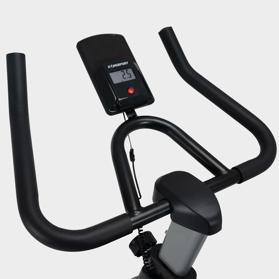 CHỈ GIAO MIỀN NAM | Xe đạp tập KINGSPORT Ready E-05 bánh đà 6kg, kháng lực từ tính êm ái, tích hợp đồng hồ đo lường chỉ số, cân nặng phù hợp dưới 80-85kg