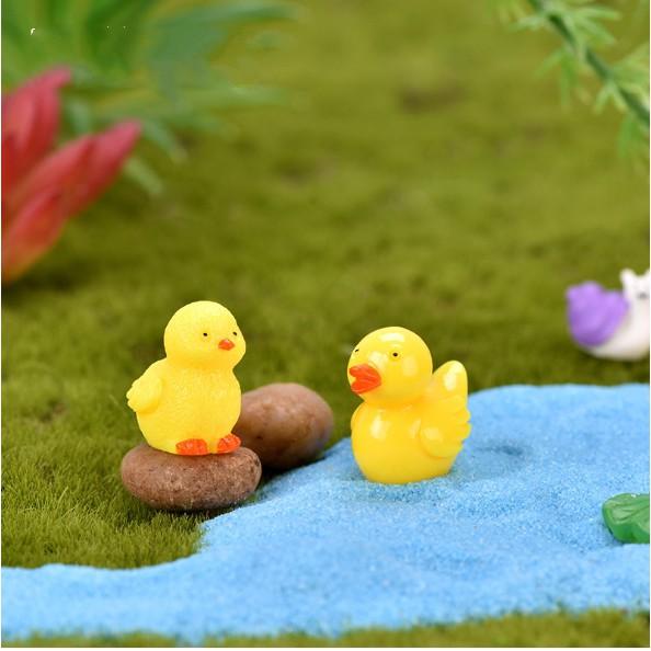 Mô hình các loài thú nhỏ đáng yêu trang trí tiểu cảnh, bonsai, móc khóa, DIY