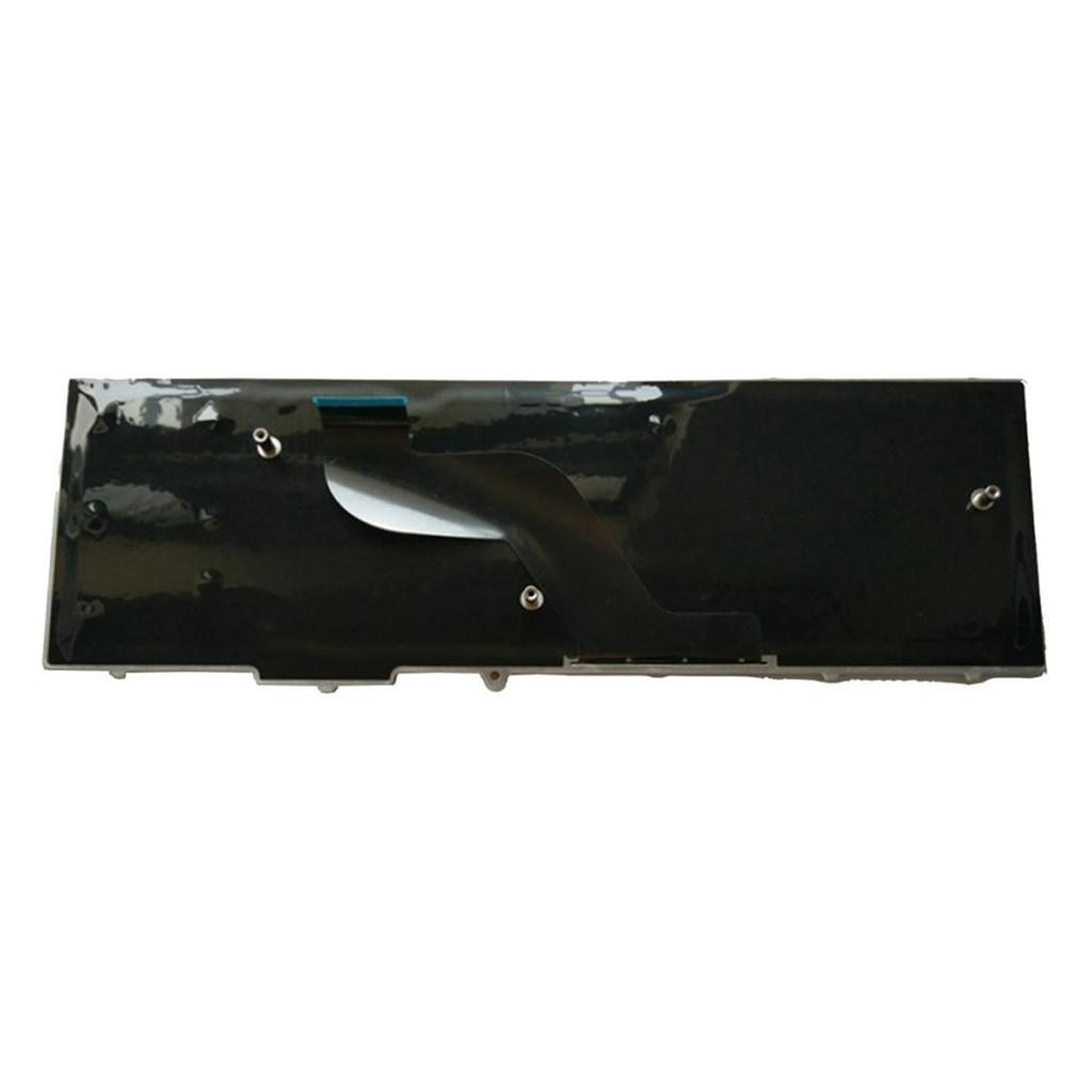 Russian Layout Replacement Laptop Keyboard Glossy Black Frame for
