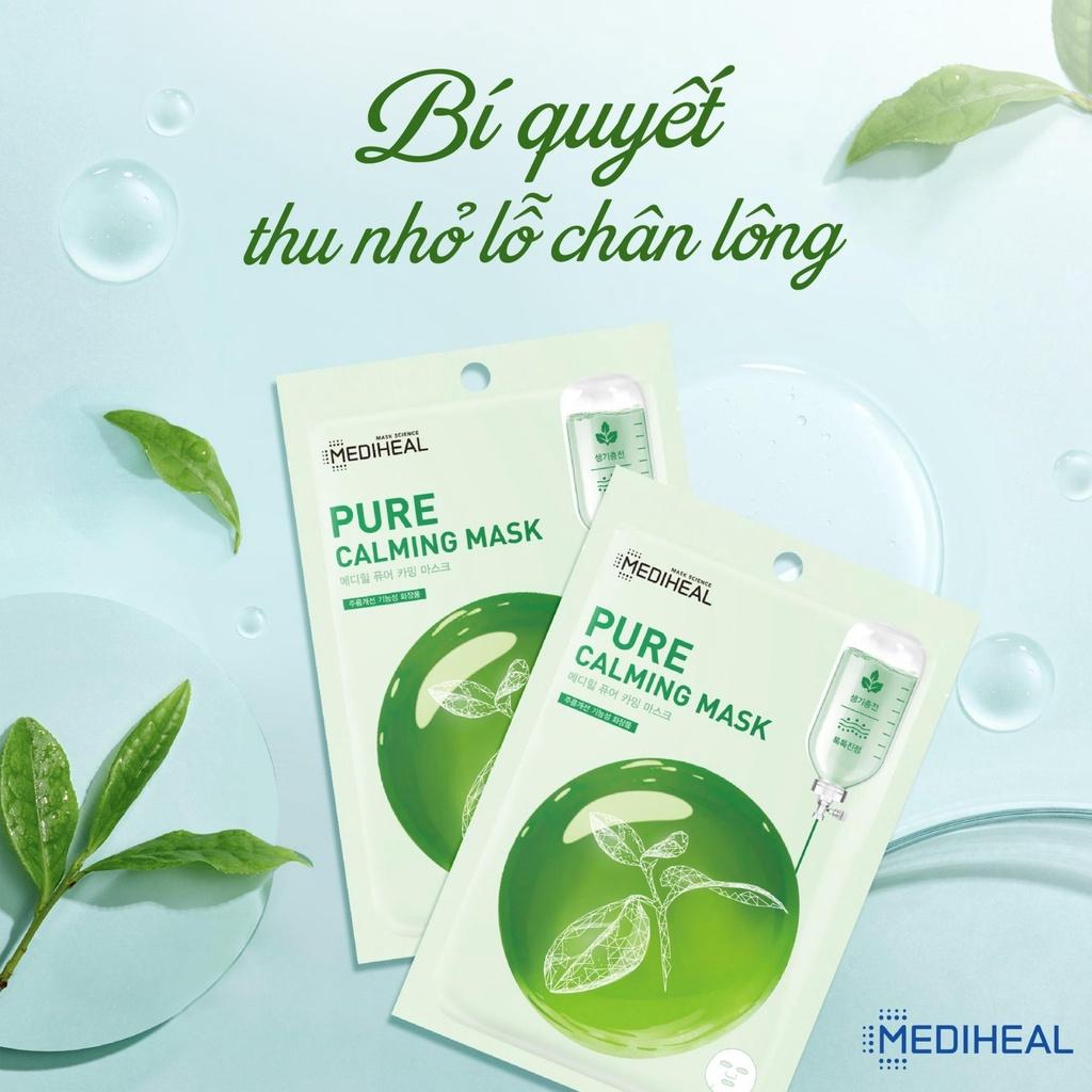 Mặt Nạ Mediheal Pure Calming Mask Dịu Da Se Khít Lỗ Chân Lông 20ml