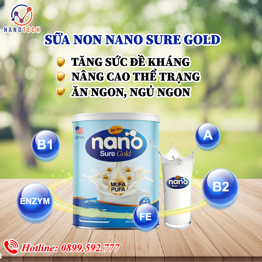 Sữa non Nano Sure Gold 900gam
