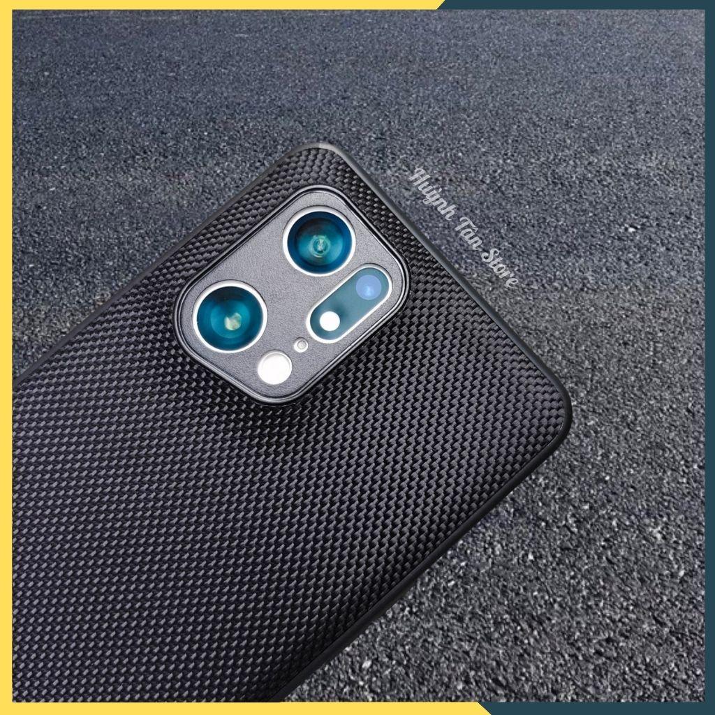 Ốp lưng find x5 pro bảo vệ camera chống vân tay nhựa dẻo vải nylon nhiều màu phụ kiện điện thoại huỳnh tân store