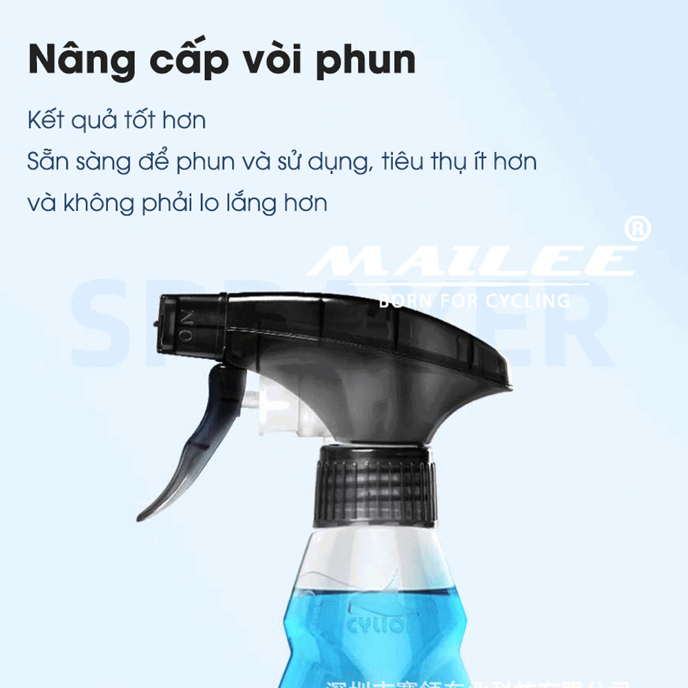Dung Dịch Tẩy Dầu Nhờn Sên Xích Xe Đạp, Xe Máy P-39 500ML Có Vòi Xịt, Nhiều Bọt, Chống Ăn Mòn, Làm Sạch Hiệu Quả và Loại Bỏ Rỉ Sét Dầu Cặn Bám - Mai Lee