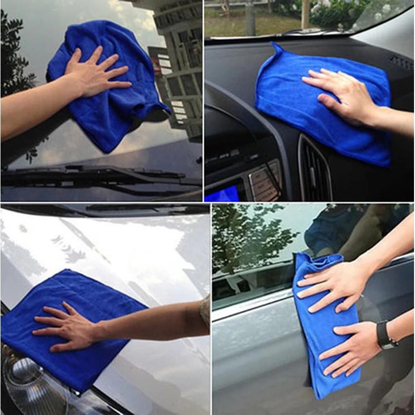 Khăn lau đa năng  thấm hút siêu sạch nội ngoại thất ôtô 65x35cm cao cấp