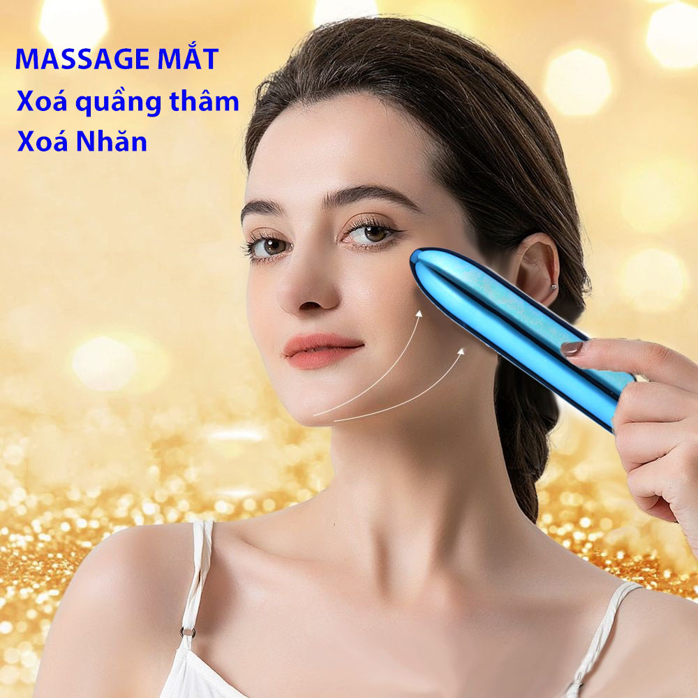 Máy Massage Mắt Chiếc Bút Chống Thâm Quầng, Thư Giãn Bọng Mắt Mini - Có Hàng Sẵn