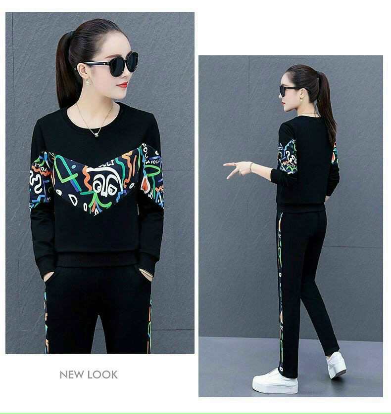 BỘ THUN DÀI TAY PHỐI HỌA TIẾT 3D TT205