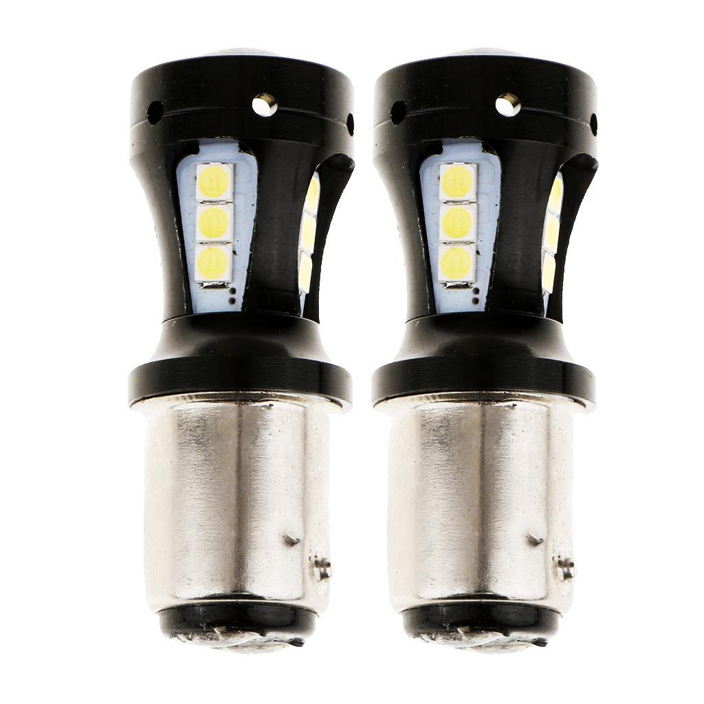 High Quality 2 Pcs Auto Reverse Signal Brake Light DRL Led