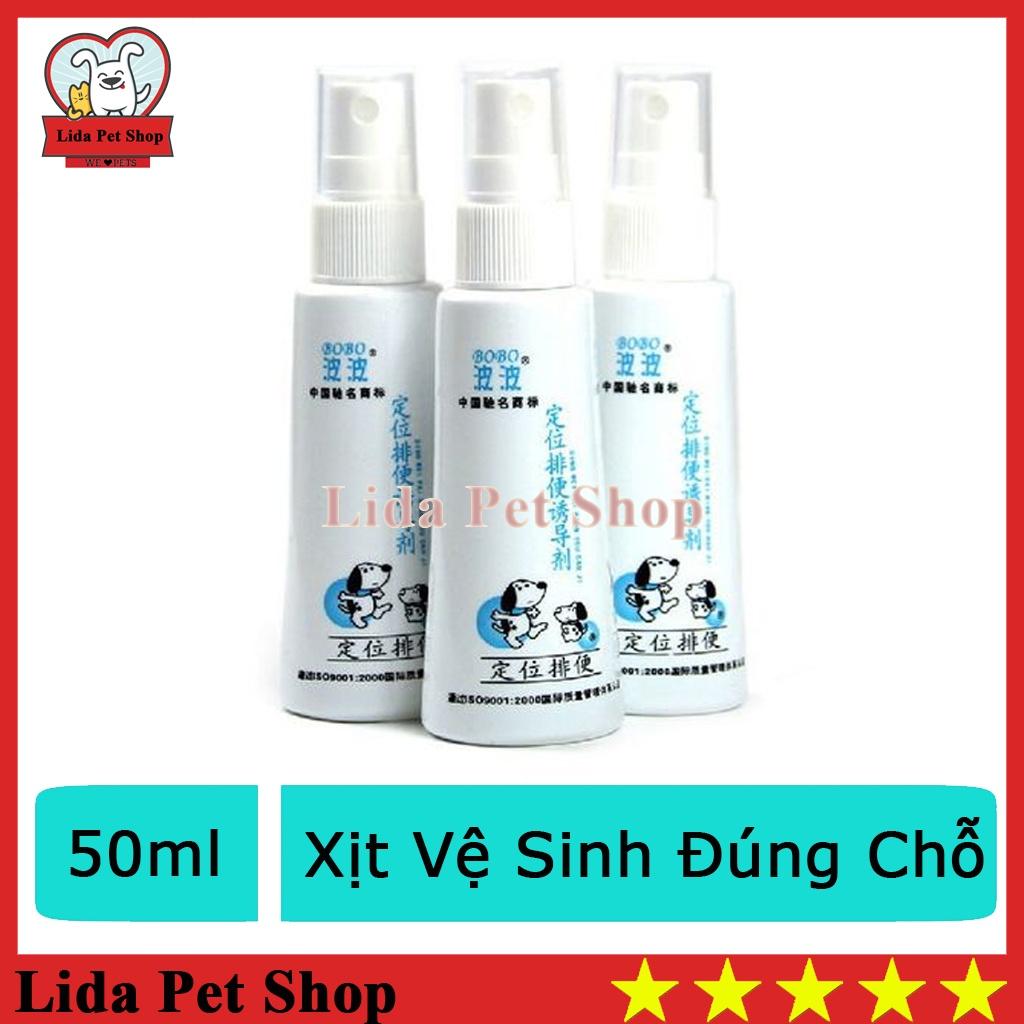 Chai Xịt Bobo - Định Vị Nơi Đi Vệ Sinh Cho Chó Mèo Đúng Chỗ 60ml - Mã PKCMK20 0