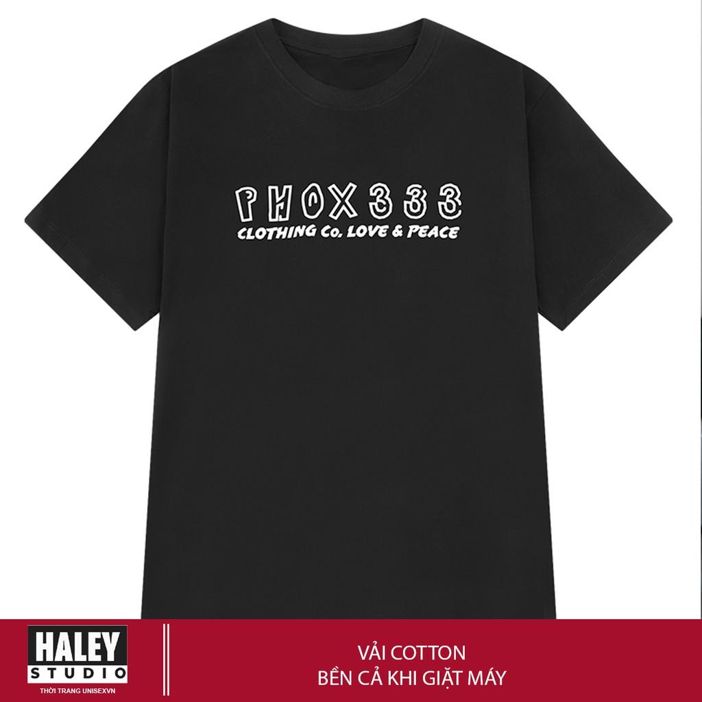 Áo Thun PHOX333 Unisex Form Rộng Nam Nữ phong cách Hàn Quốc TN434 Haley - Beshine Store