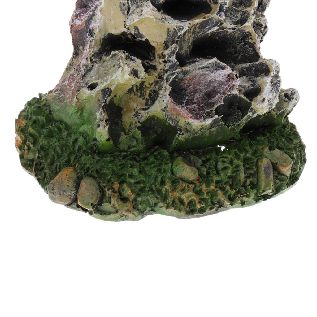 Resin Artificial Mountain Ornament Aquarium Fish Tank Landscape Decoration