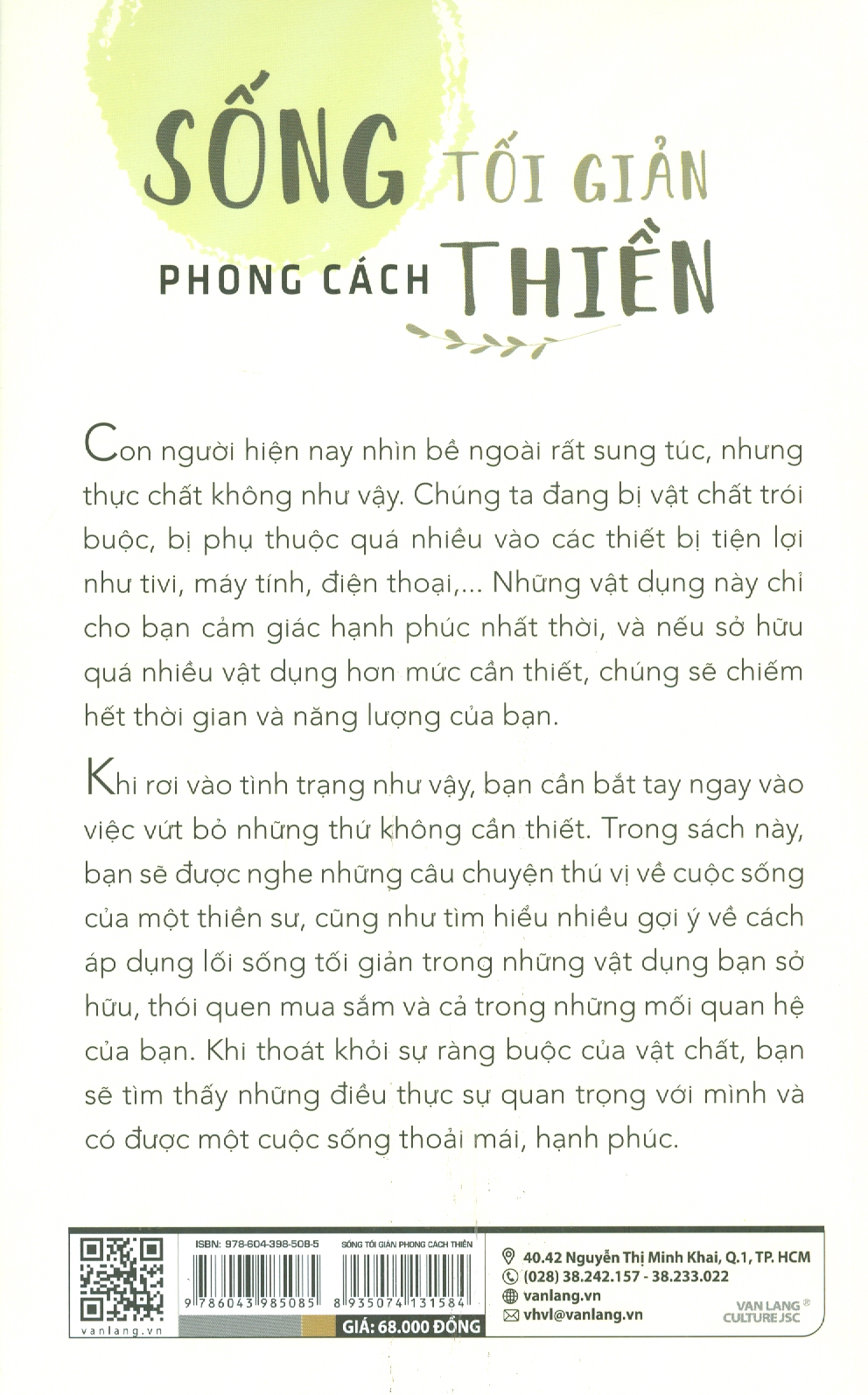 Sống Tối Giản Phong Cách Thiền