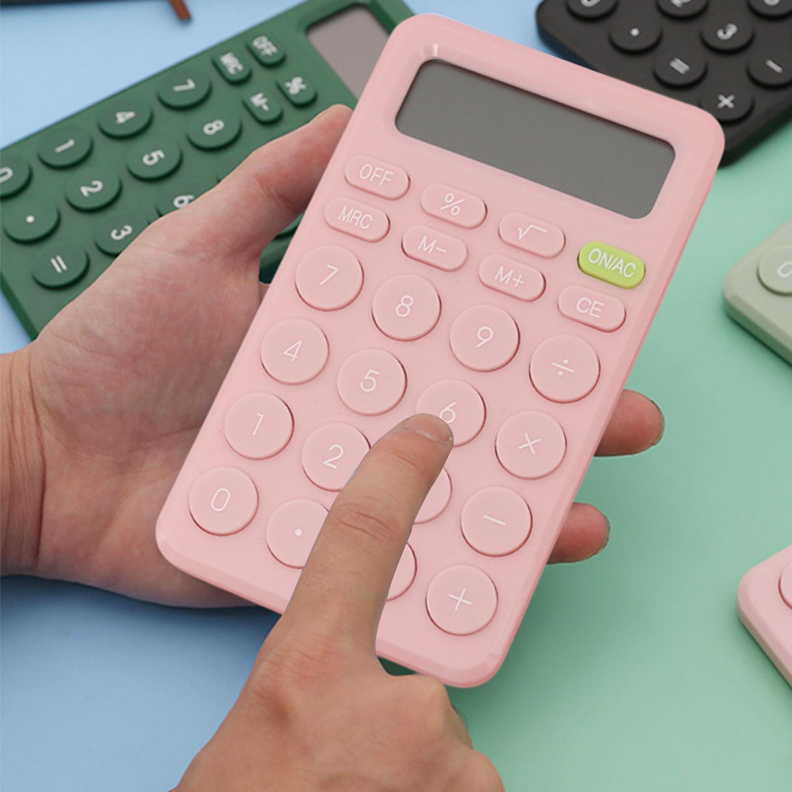 Mini Calculator Mathematics Learning Aid Pocket Calculator for Preschool Kindergarten Primary School Kids