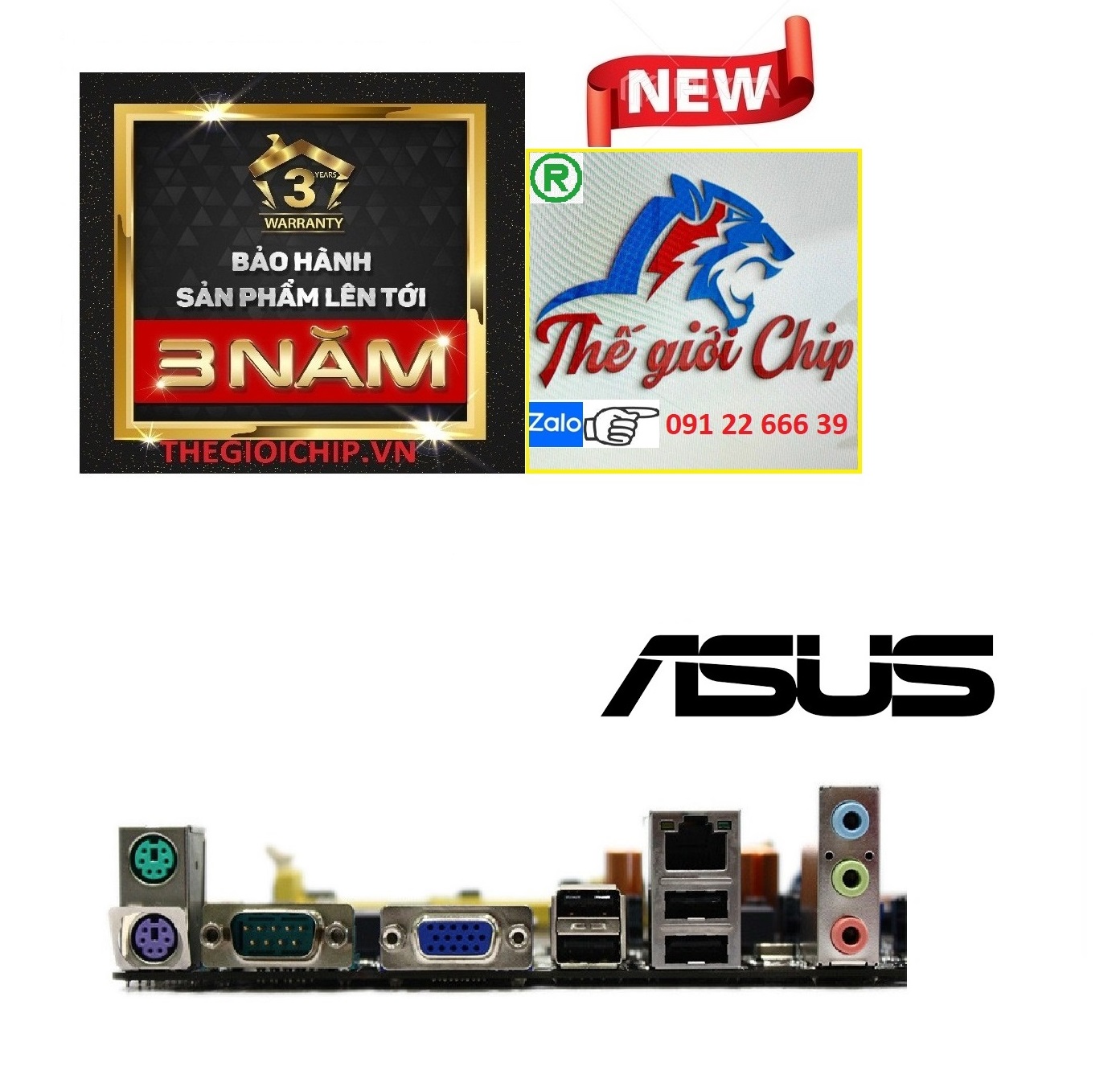 Bo Mạch Chủ (Mainboard) Asus G31/Ram DDR2 - HÀNG CHÍNH HÃNG