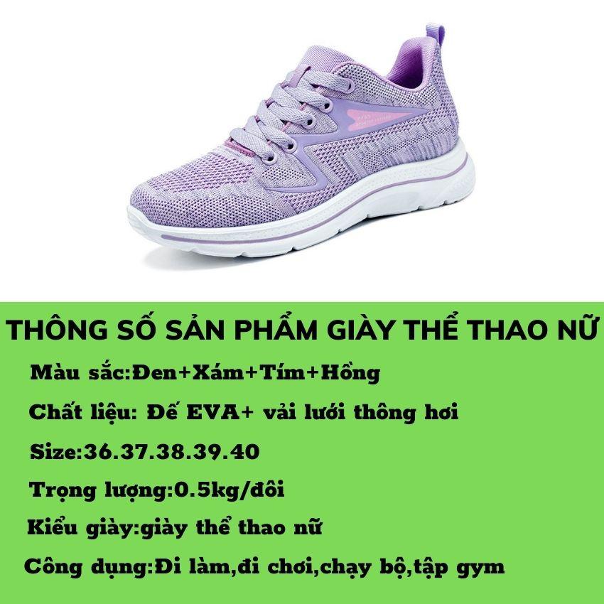 Giày Thể Thao Nữ Cao Cấp Mẫu Mới 2022 Siêu Nhẹ Thoáng Khí Êm Chân Kiểu Hàn Quốc Năng Động Cá Tính SUNO STORE GTTN12