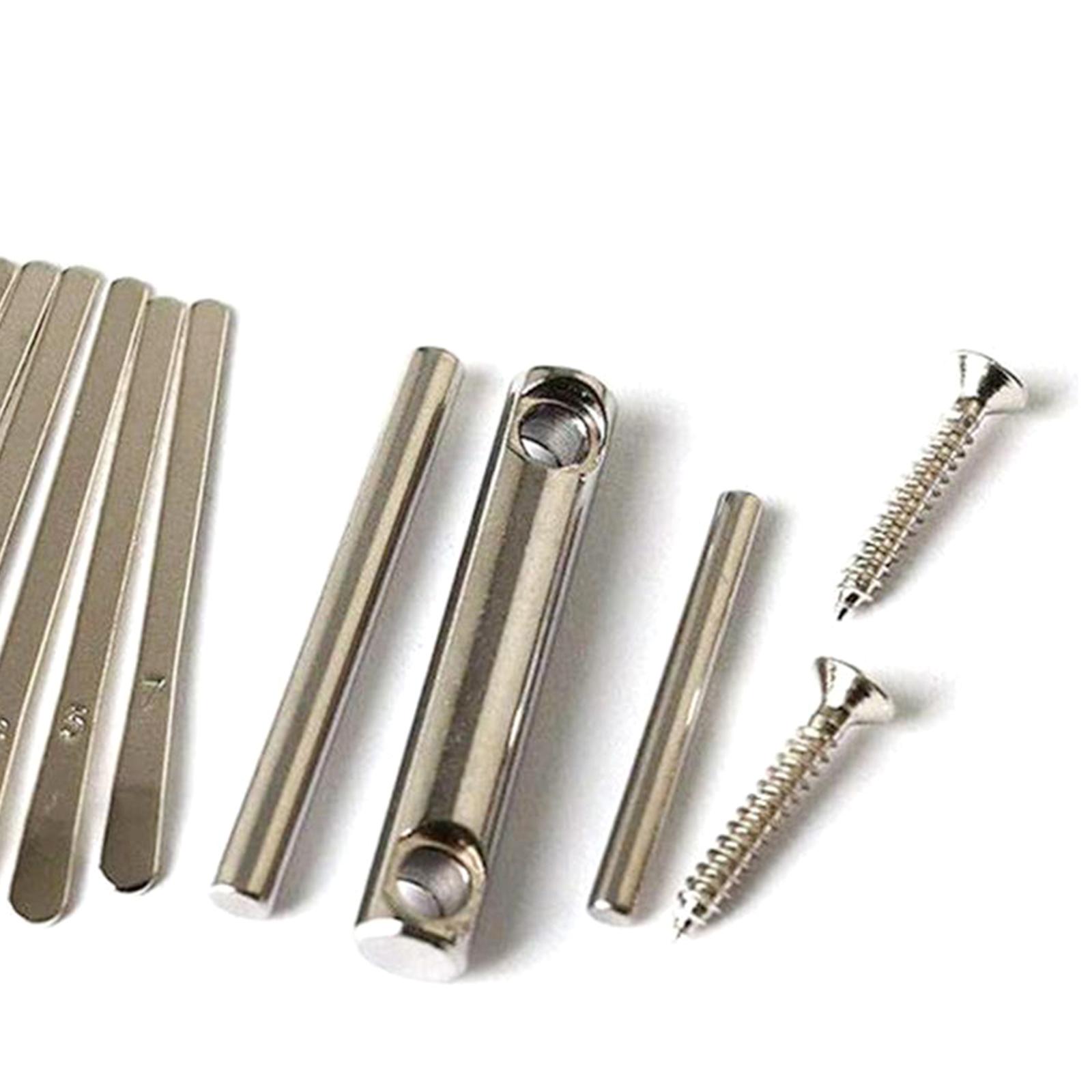 Key of Kalimba, Thumb Piano Kalimba Bridge ,Saddle 8 Key Set, DIY Spare Parts for 8-Key Thumb Piano Silver