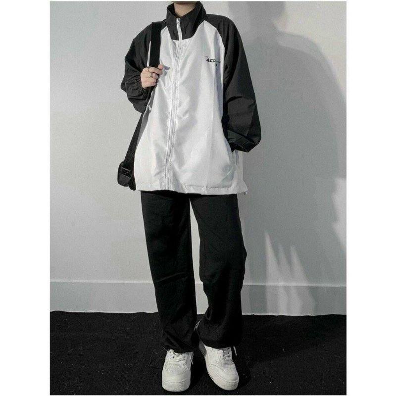Áo khoác Dù Acover Nam Nữ unisex Form Rộng Phong Cách Ulzzang