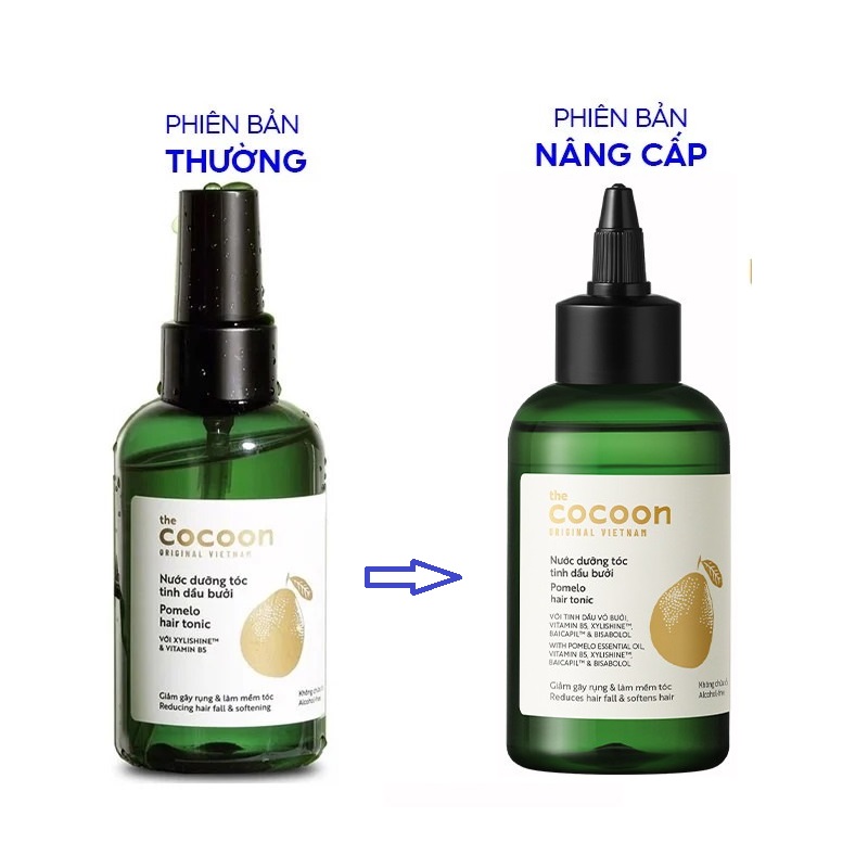 Nước dưỡng tóc tinh dầu bưởi Cocoon 140ml