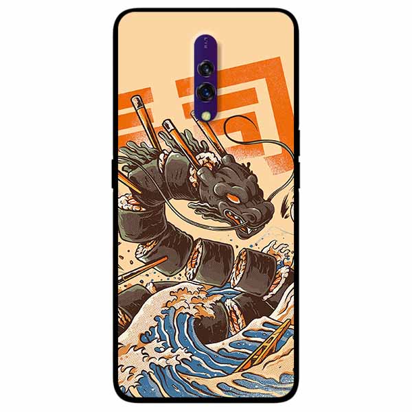 Ốp lưng dành cho Realme X mẫu Rồng Shushi