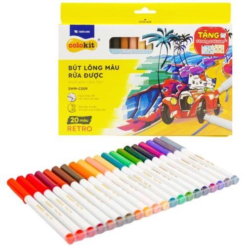 Bút Lông Màu Rửa Được Swm-C009 20 Màu Colokit (5404-Tl)