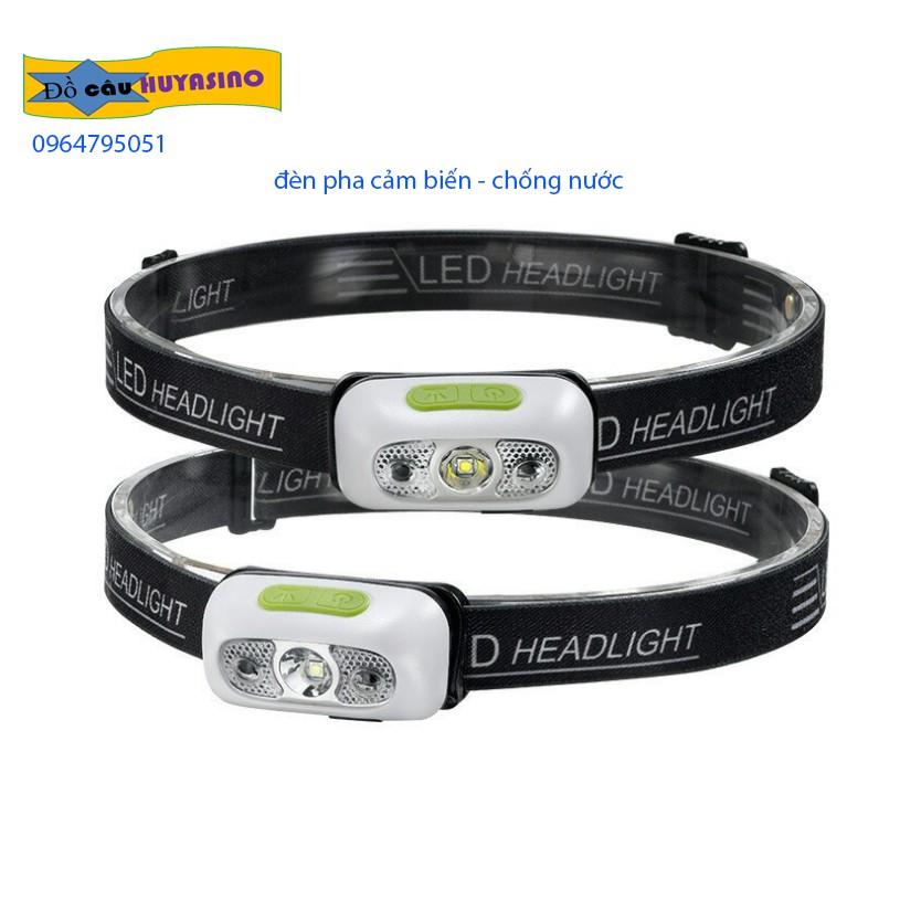 Đèn pha led đội đầu siêu nhẹ chống nước ,cảm biến hồng ngoại chất lượng 698