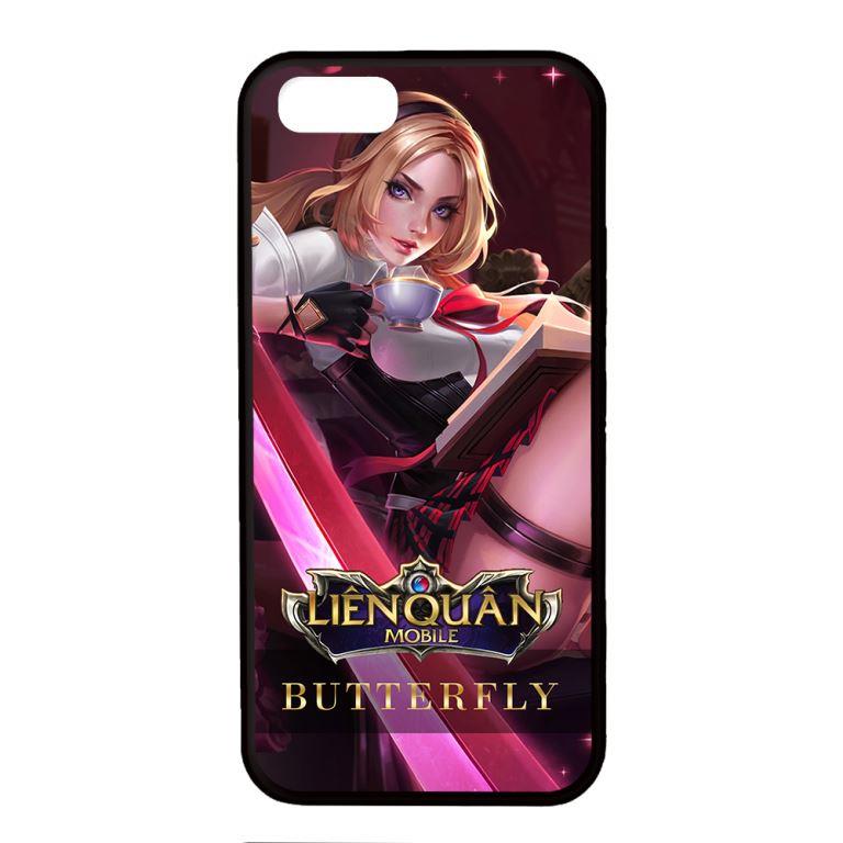 Ốp lưng dành cho điện thoại Iphone 5/5s Liên Quân Butterfly