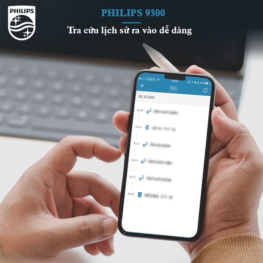 Khóa cửa thông minh Philips 9300