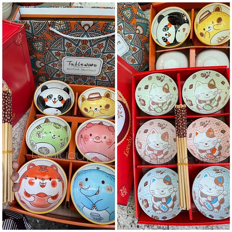 SET BAT ĐŨA SỨ HÌNH THÚ CAO CẤP