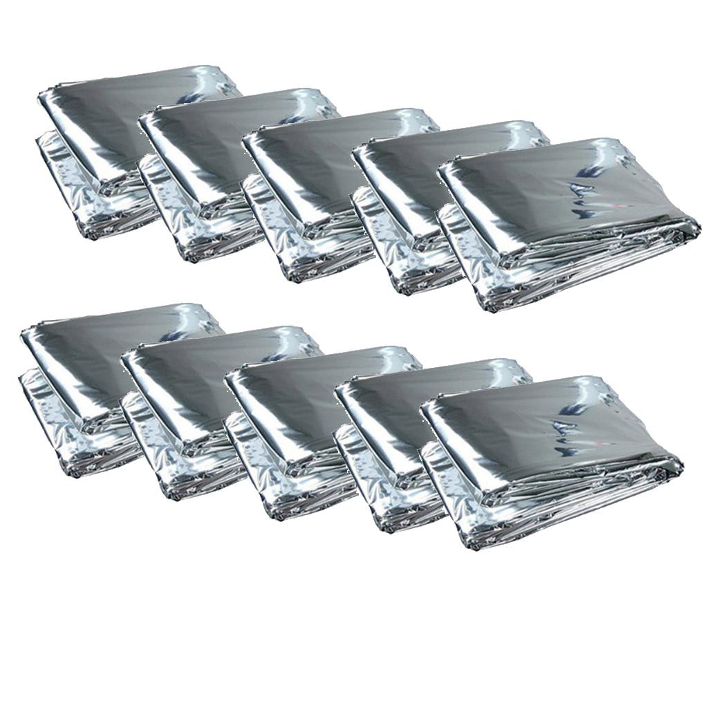 Outdoor First Aid Blanket Emergency Survival Sleeping Bags Silver 210x130cm