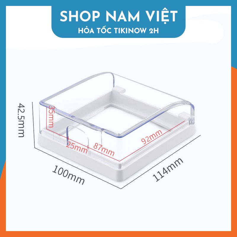 Hộp Che Ổ Điện Dán Tường Chống Nắng Ngoài Trời, Chống Nước Trong Nhà Tắm