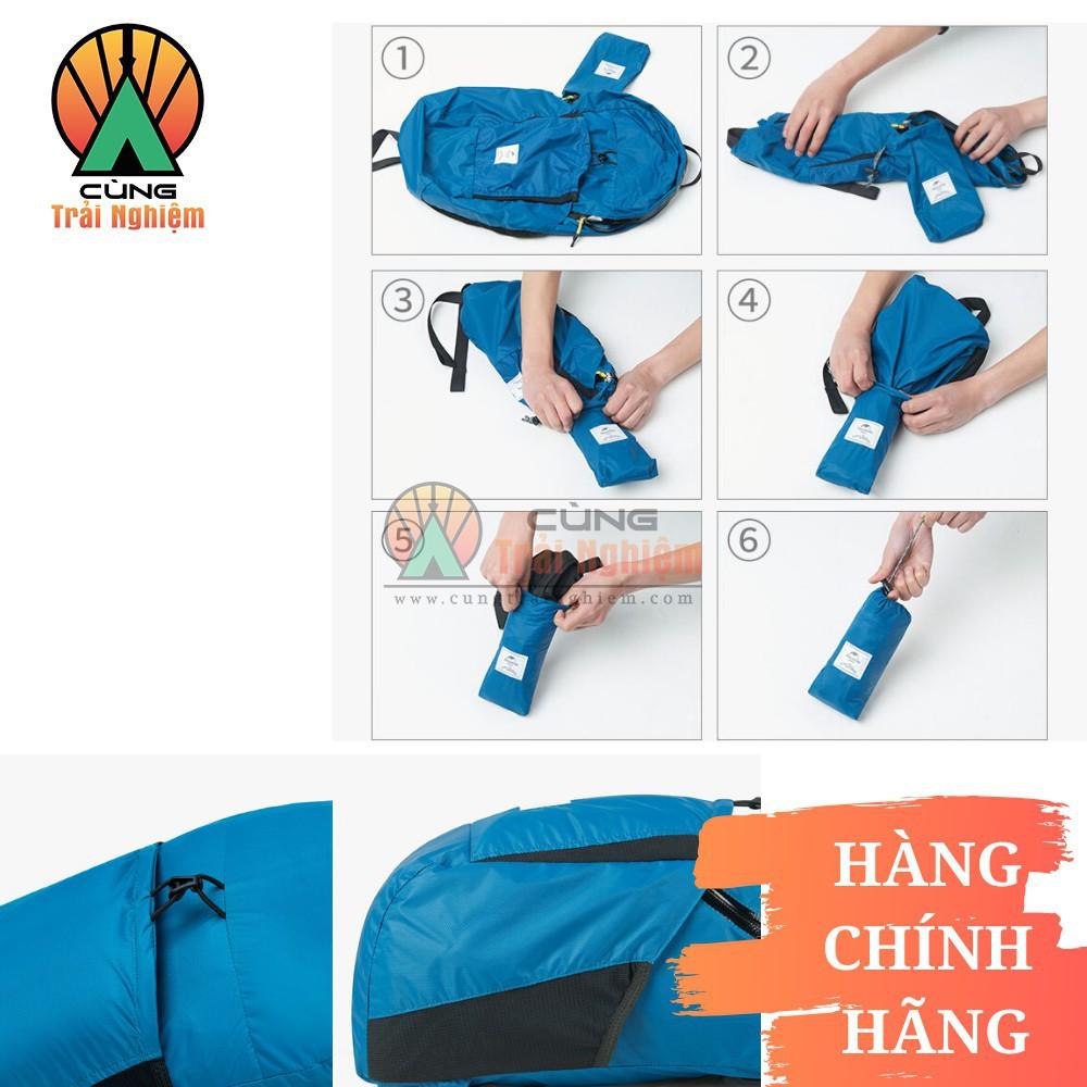 Balo Du Lịch Gấp Gọn 22L Chống Rách, Chống Thấm Nước cho Đi Học Đi Chơi Dã Ngoại NatureHike NH17A017-B