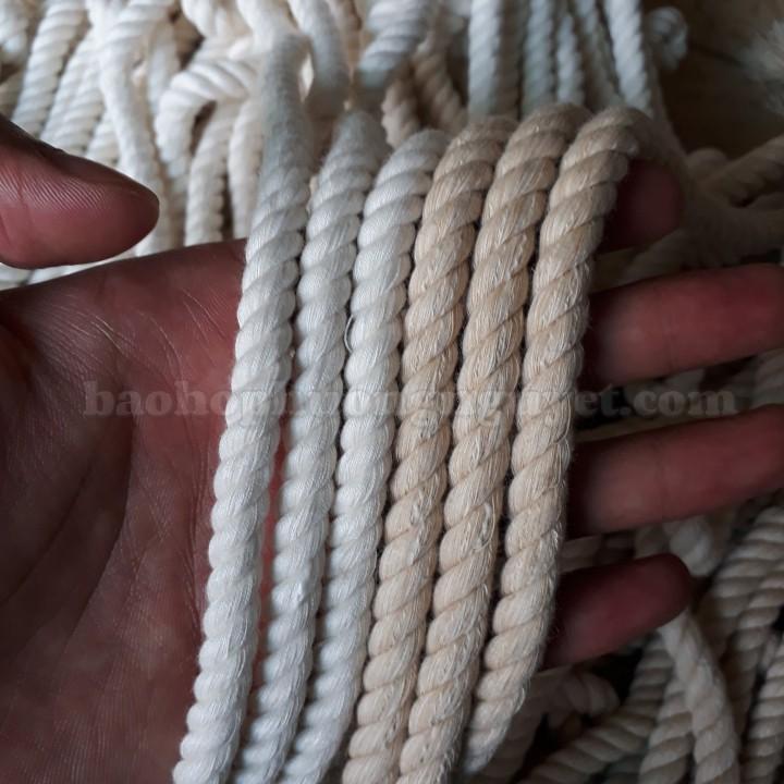 Dây thừng macrame se cotton, dây thừng trang trí (size 2MM,3MM,4MM,5MM,6MM,7MM,8MM,10MM)