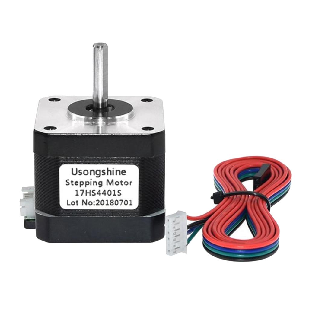 17HS4401S Stepper Motor Nema17 W/  Cable Wire for 3D Printer Accs