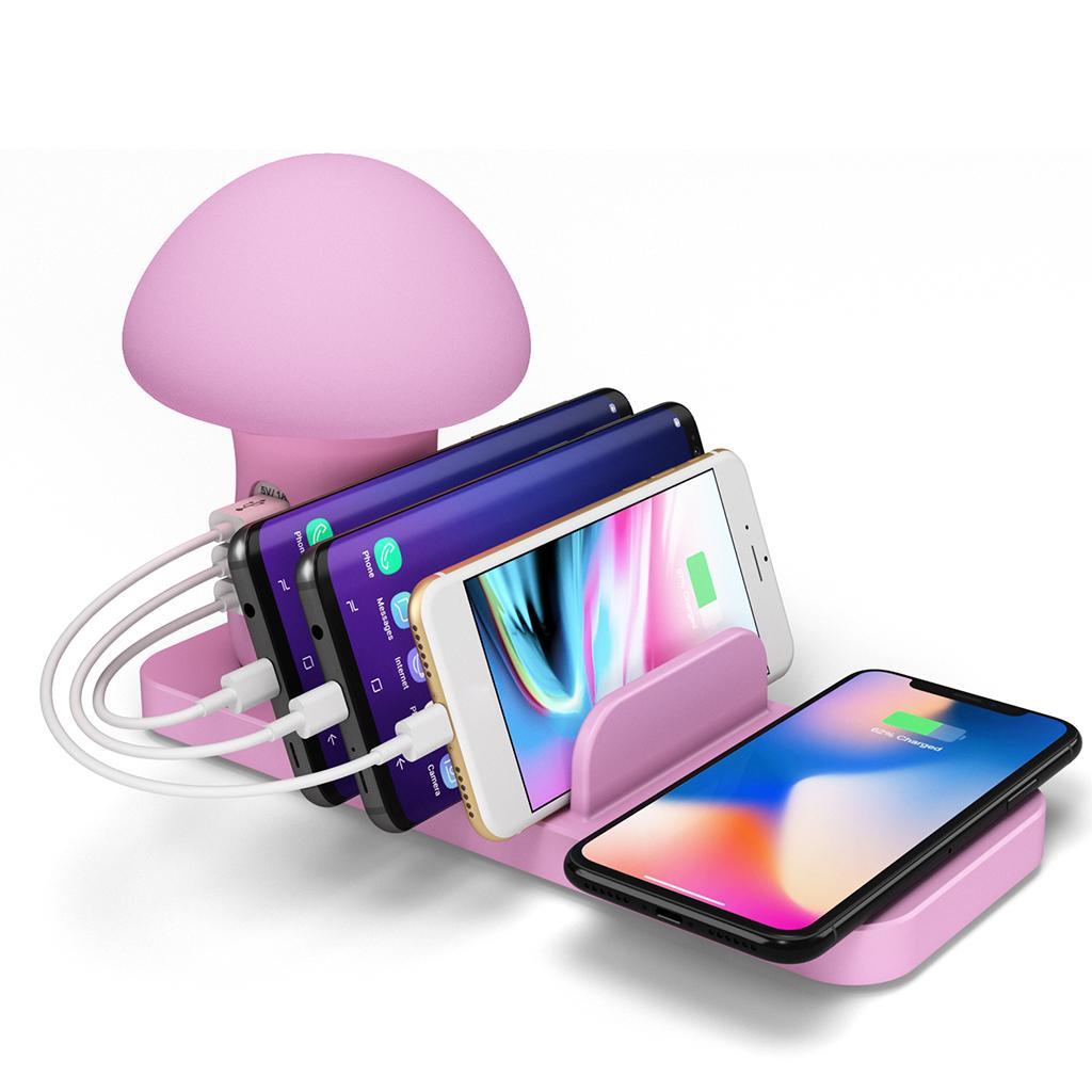 LED Light 3 Port USB Charging Charger Station Hub For /for UK