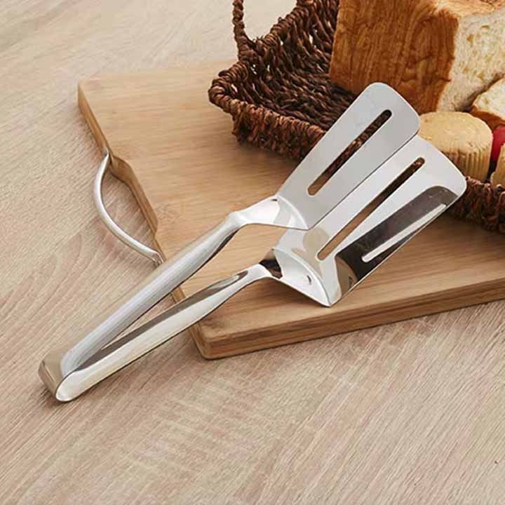 Kẹp Gắp thức ăn Inox - 24.8x7.4cm 160g-KLTA