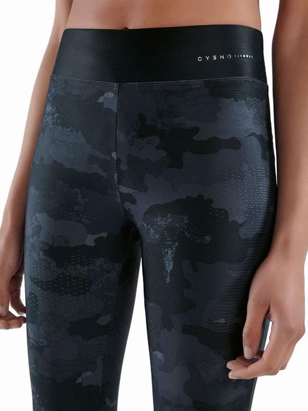 Quần Legging Oysho Fitness Camouflage Leggings- SIZE S