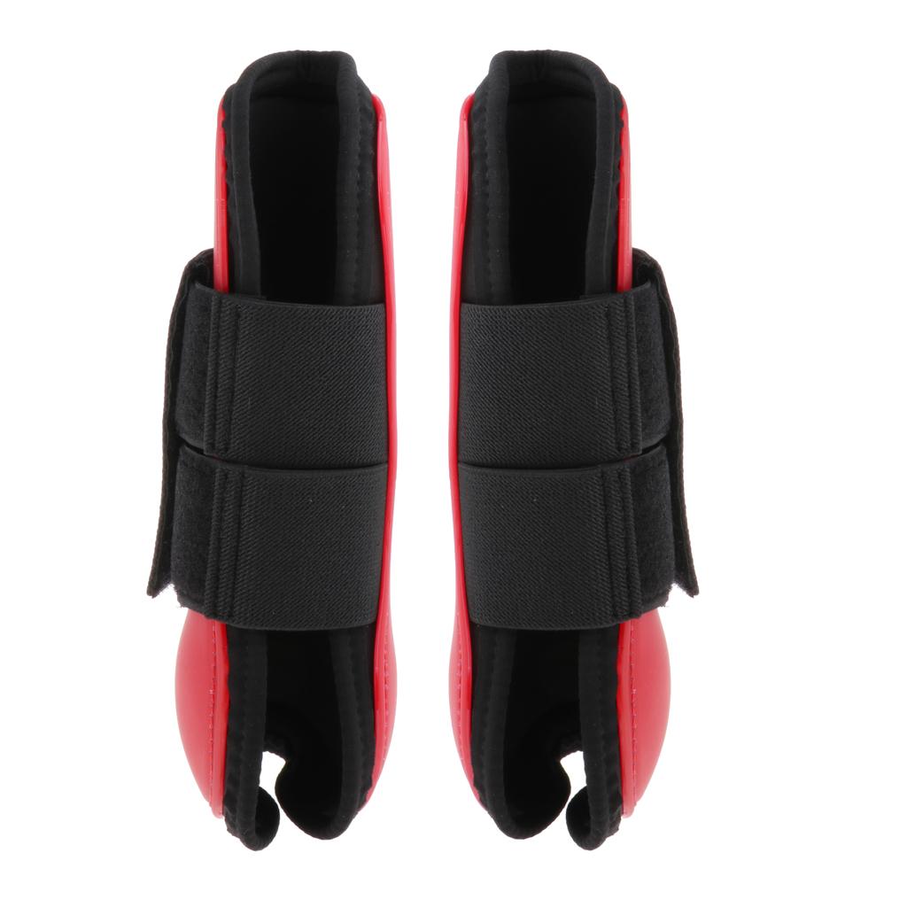 1 Pair Horse Leg Boots Hind or Front Leg Protect Wraps  Red Fore Foot