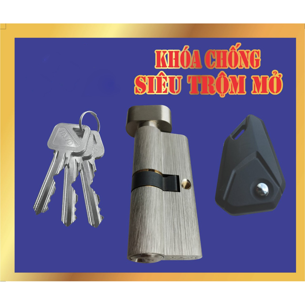 Khóa HNVD C4-7  chống siêu trộm mở