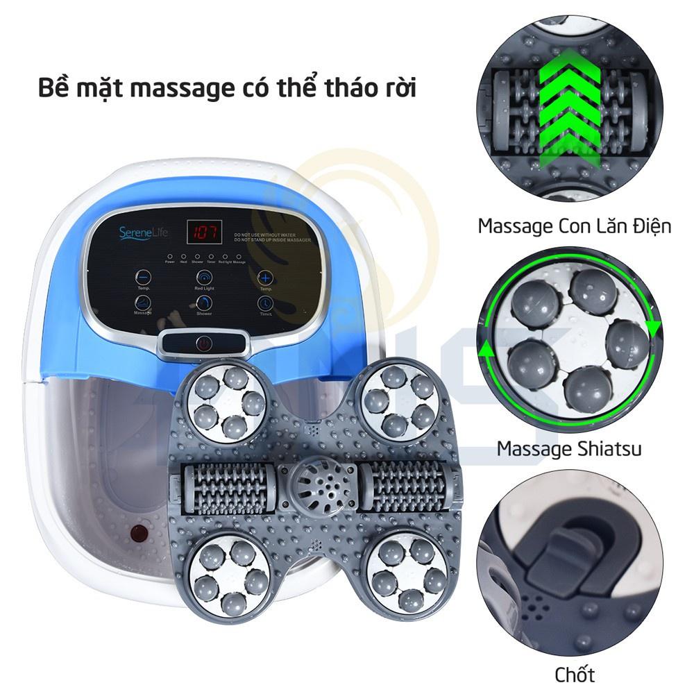 Bồn Ngâm Chân, Massage Chân SereneLife SL12, Bảo hiểm 2 tỷ