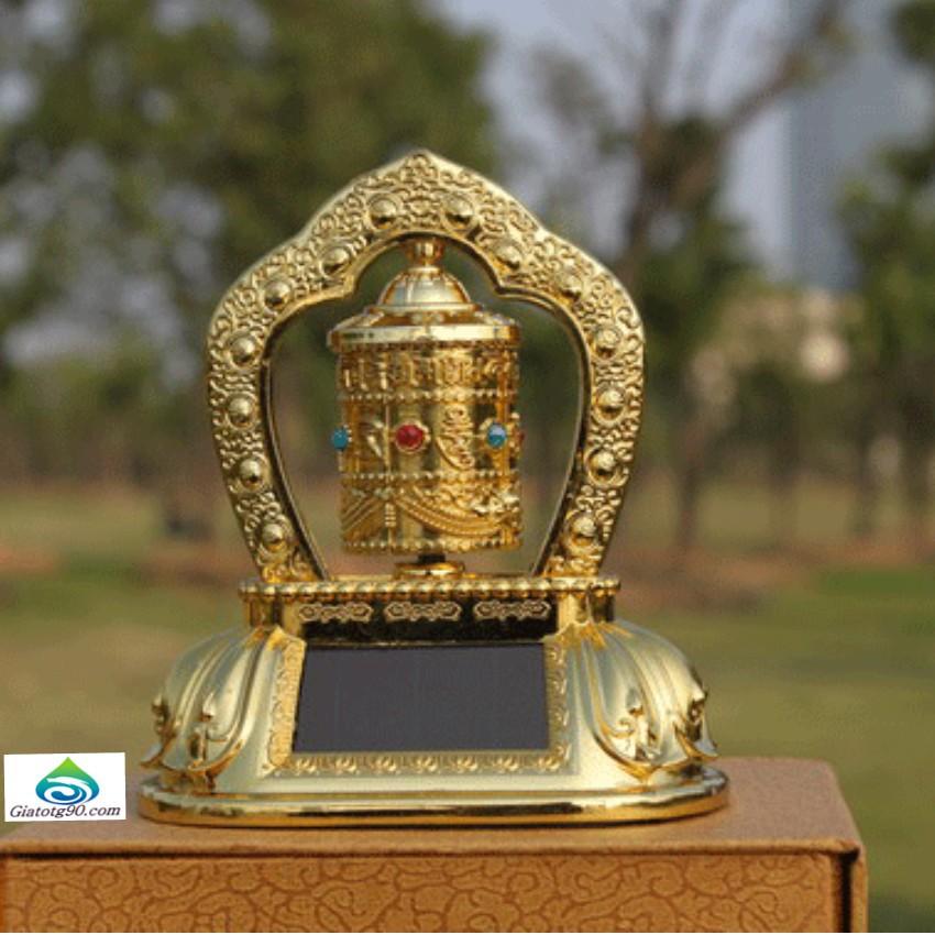 ️️ Pháp luân phong thủy may mắn trên xe hơi  Tặng 1 bộ 4 miếng dán tay nắm cửa xe M 239.