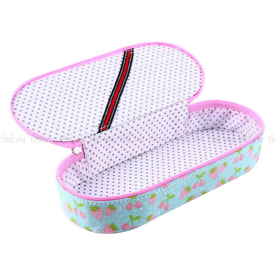 Bóp Viết Vải Oval Trái Dâu Vi Va (8.5 x 20.5 cm)