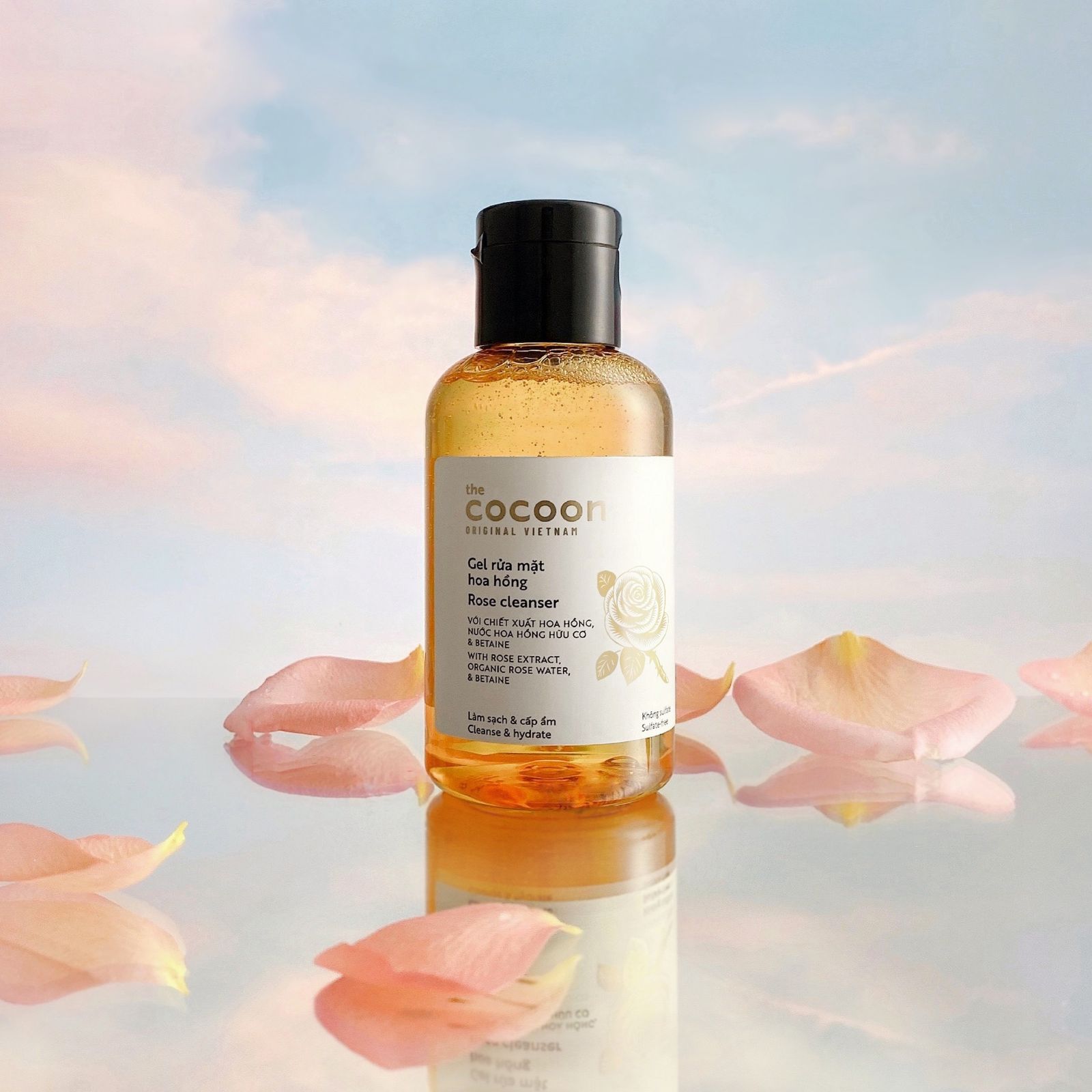 Gel Rửa Mặt Hoa Hồng Cocoon 140ml